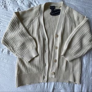 Cream Knot Cardigan
